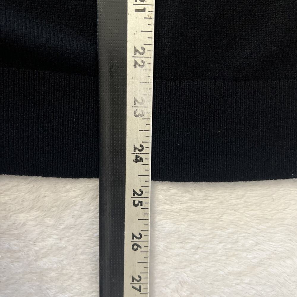 Madewell Stratford Cashmere Sweater Vest Black V-Neck Women’s Medium NWT Soft - Picture 10 of 11